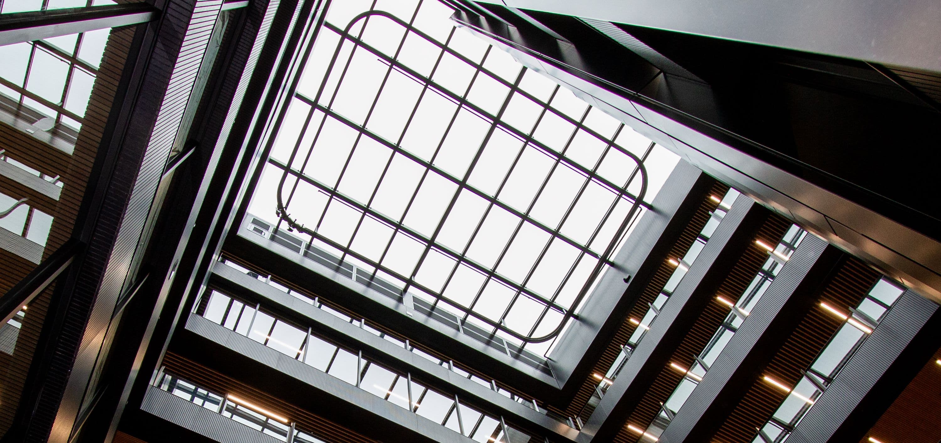 Office glass ceiling