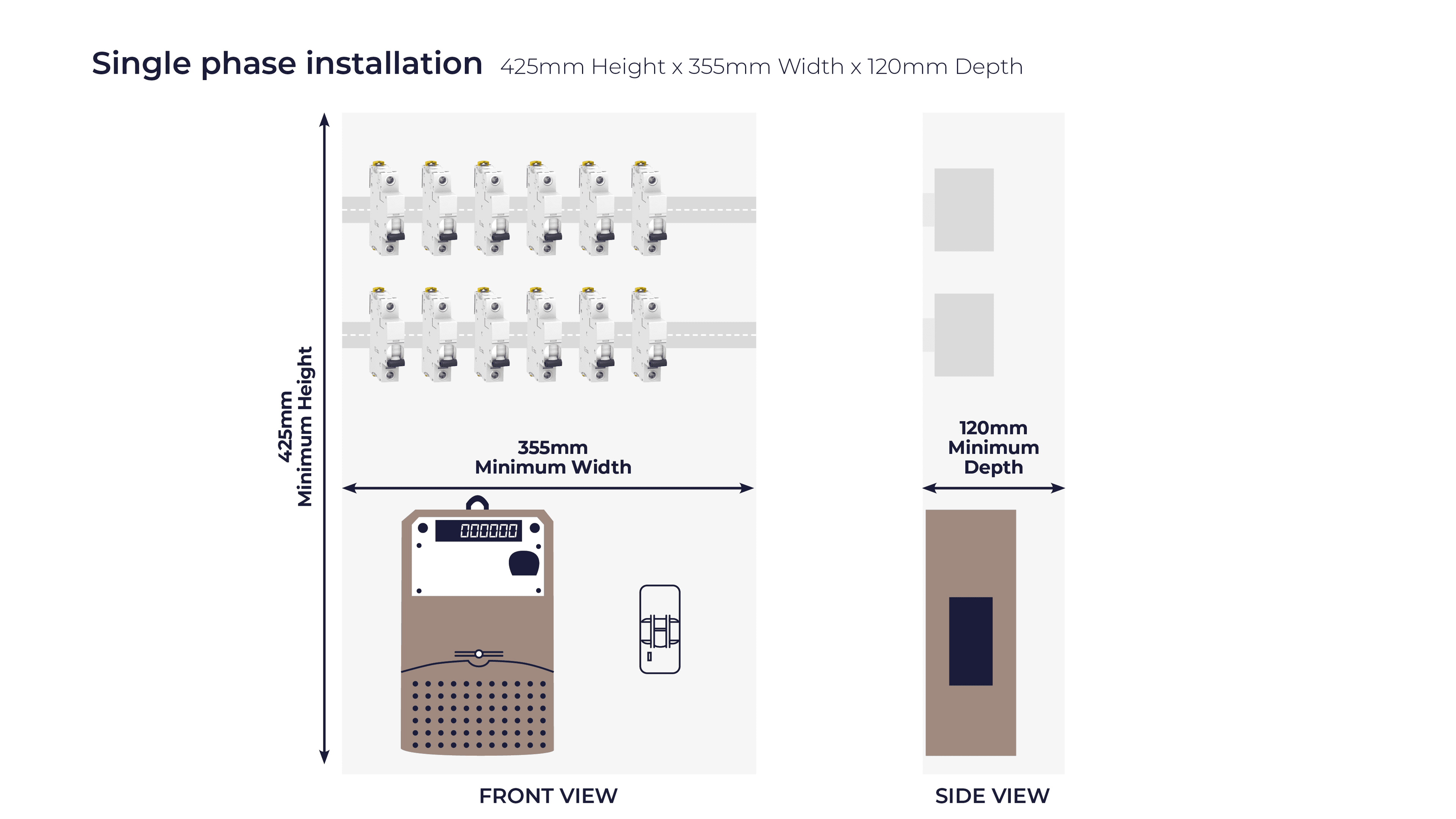smart hot water load control diagram one